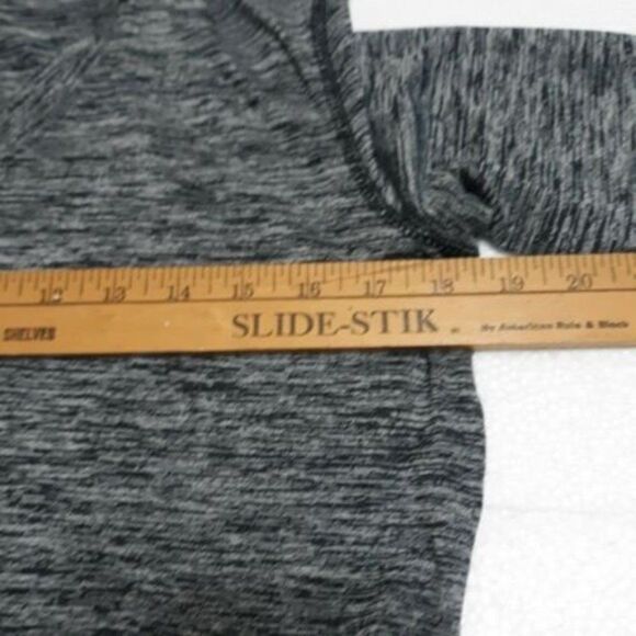 BAW Womens Size Medium Hoodie Dress Black Gray Heather - Picture 6 of 7